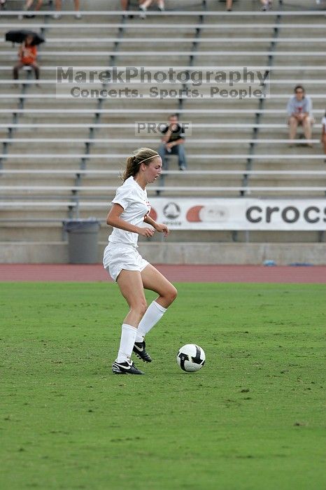 UT freshman Lucy Keith (#6, Midfielder) in the second half.  The University of Texas women's soccer team won 2-1 against the Iowa State Cyclones Sunday afternoon, October 5, 2008.

Filename: SRM_20081005_13073215.jpg
Aperture: f/5.6
Shutter Speed: 1/1250
Body: Canon EOS-1D Mark II
Lens: Canon EF 300mm f/2.8 L IS