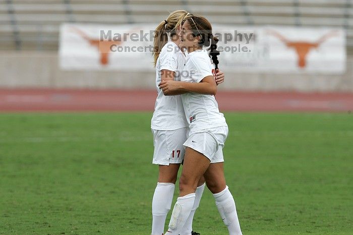 The University of Texas women's soccer team won 2-1 against the Iowa State Cyclones Sunday afternoon, October 5, 2008.

Filename: SRM_20081005_13464427.jpg
Aperture: f/5.6
Shutter Speed: 1/1600
Body: Canon EOS-1D Mark II
Lens: Canon EF 300mm f/2.8 L IS