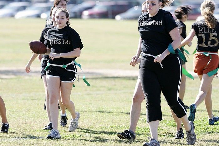 The Cheetahs (chemical engineering team) lost in the Fall 2008 UT flag football intramural championship game on November 9, 2008.

Filename: SRM_20081109_15114048.jpg
Aperture: f/5.0
Shutter Speed: 1/1000
Body: Canon EOS-1D Mark II
Lens: Canon EF 300mm f/2.8 L IS