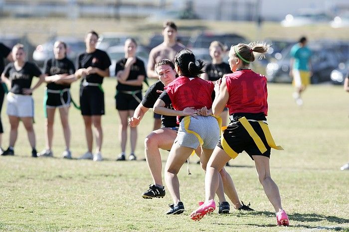 The Cheetahs (chemical engineering team) lost in the Fall 2008 UT flag football intramural championship game on November 9, 2008.

Filename: SRM_20081109_15203841.jpg
Aperture: f/4.0
Shutter Speed: 1/1600
Body: Canon EOS-1D Mark II
Lens: Canon EF 300mm f/2.8 L IS