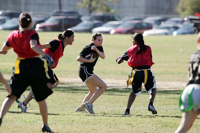 The Cheetahs (chemical engineering team) lost in the Fall 2008 UT flag football intramural championship game on November 9, 2008.

Filename: SRM_20081109_15314025.jpg
Aperture: f/4.0
Shutter Speed: 1/2000
Body: Canon EOS-1D Mark II
Lens: Canon EF 300mm f/2.8 L IS