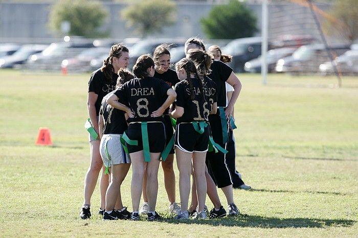 The Cheetahs (chemical engineering team) lost in the Fall 2008 UT flag football intramural championship game on November 9, 2008.

Filename: SRM_20081109_15325456.jpg
Aperture: f/4.0
Shutter Speed: 1/1600
Body: Canon EOS-1D Mark II
Lens: Canon EF 300mm f/2.8 L IS