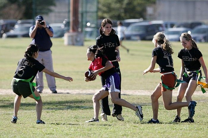 The Cheetahs (chemical engineering team) lost in the Fall 2008 UT flag football intramural championship game on November 9, 2008.

Filename: SRM_20081109_15341279.jpg
Aperture: f/4.0
Shutter Speed: 1/2500
Body: Canon EOS-1D Mark II
Lens: Canon EF 300mm f/2.8 L IS