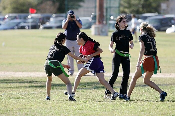 The Cheetahs (chemical engineering team) lost in the Fall 2008 UT flag football intramural championship game on November 9, 2008.

Filename: SRM_20081109_15341481.jpg
Aperture: f/4.0
Shutter Speed: 1/2000
Body: Canon EOS-1D Mark II
Lens: Canon EF 300mm f/2.8 L IS