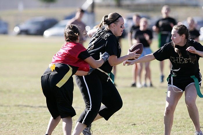 The Cheetahs (chemical engineering team) lost in the Fall 2008 UT flag football intramural championship game on November 9, 2008.

Filename: SRM_20081109_15391470.jpg
Aperture: f/4.0
Shutter Speed: 1/1600
Body: Canon EOS-1D Mark II
Lens: Canon EF 300mm f/2.8 L IS