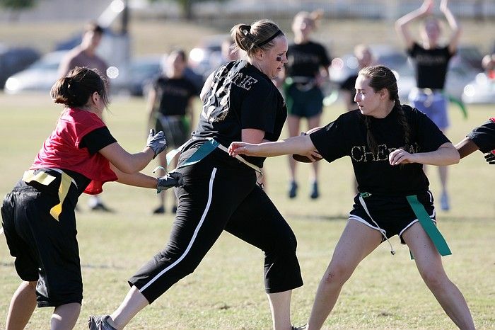 The Cheetahs (chemical engineering team) lost in the Fall 2008 UT flag football intramural championship game on November 9, 2008.

Filename: SRM_20081109_15391671.jpg
Aperture: f/4.0
Shutter Speed: 1/1600
Body: Canon EOS-1D Mark II
Lens: Canon EF 300mm f/2.8 L IS