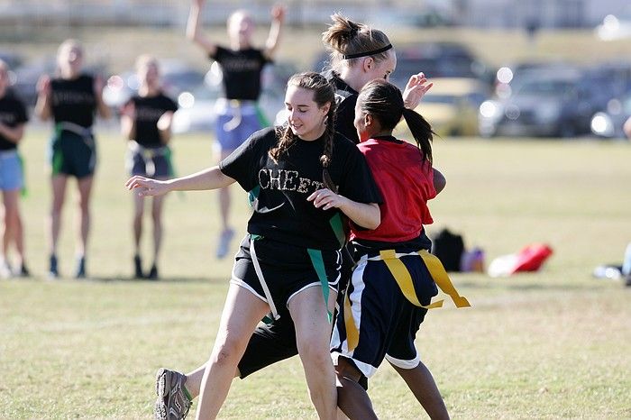 The Cheetahs (chemical engineering team) lost in the Fall 2008 UT flag football intramural championship game on November 9, 2008.

Filename: SRM_20081109_15392074.jpg
Aperture: f/4.0
Shutter Speed: 1/1600
Body: Canon EOS-1D Mark II
Lens: Canon EF 300mm f/2.8 L IS