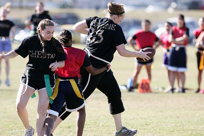 The Cheetahs (chemical engineering team) lost in the Fall 2008 UT flag football intramural championship game on November 9, 2008.

Filename: SRM_20081109_15392276.jpg
Aperture: f/4.0
Shutter Speed: 1/1250
Body: Canon EOS-1D Mark II
Lens: Canon EF 300mm f/2.8 L IS