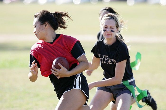 The Cheetahs (chemical engineering team) lost in the Fall 2008 UT flag football intramural championship game on November 9, 2008.

Filename: SRM_20081109_15432014.jpg
Aperture: f/4.0
Shutter Speed: 1/1250
Body: Canon EOS-1D Mark II
Lens: Canon EF 300mm f/2.8 L IS