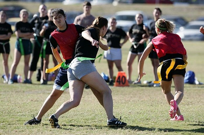 The Cheetahs (chemical engineering team) lost in the Fall 2008 UT flag football intramural championship game on November 9, 2008.

Filename: SRM_20081109_15442420.jpg
Aperture: f/4.0
Shutter Speed: 1/2500
Body: Canon EOS-1D Mark II
Lens: Canon EF 300mm f/2.8 L IS