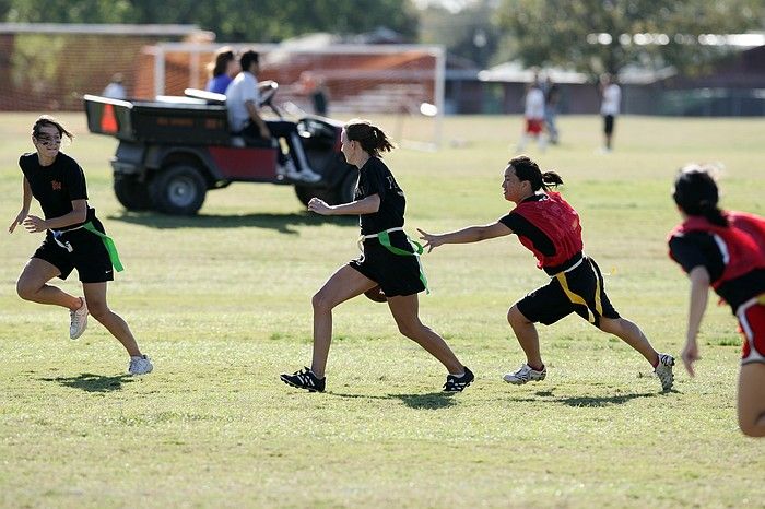 The Cheetahs (chemical engineering team) lost in the Fall 2008 UT flag football intramural championship game on November 9, 2008.

Filename: SRM_20081109_15475034.jpg
Aperture: f/4.0
Shutter Speed: 1/2000
Body: Canon EOS-1D Mark II
Lens: Canon EF 300mm f/2.8 L IS