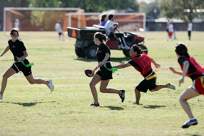 The Cheetahs (chemical engineering team) lost in the Fall 2008 UT flag football intramural championship game on November 9, 2008.

Filename: SRM_20081109_15475035.jpg
Aperture: f/4.0
Shutter Speed: 1/2000
Body: Canon EOS-1D Mark II
Lens: Canon EF 300mm f/2.8 L IS