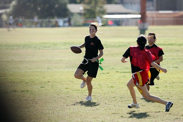 The Cheetahs (chemical engineering team) lost in the Fall 2008 UT flag football intramural championship game on November 9, 2008.

Filename: SRM_20081109_15475442.jpg
Aperture: f/4.0
Shutter Speed: 1/2000
Body: Canon EOS-1D Mark II
Lens: Canon EF 300mm f/2.8 L IS