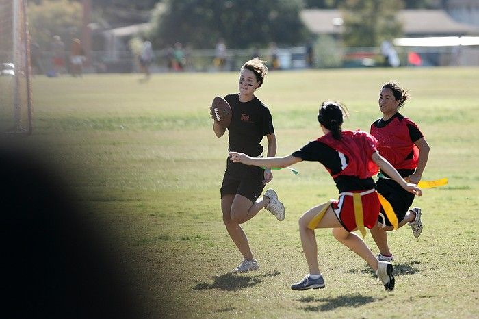 The Cheetahs (chemical engineering team) lost in the Fall 2008 UT flag football intramural championship game on November 9, 2008.

Filename: SRM_20081109_15475644.jpg
Aperture: f/4.0
Shutter Speed: 1/2000
Body: Canon EOS-1D Mark II
Lens: Canon EF 300mm f/2.8 L IS