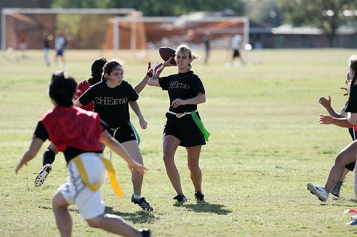 The Cheetahs (chemical engineering team) lost in the Fall 2008 UT flag football intramural championship game on November 9, 2008.

Filename: SRM_20081109_15500062.jpg
Aperture: f/4.0
Shutter Speed: 1/2000
Body: Canon EOS-1D Mark II
Lens: Canon EF 300mm f/2.8 L IS