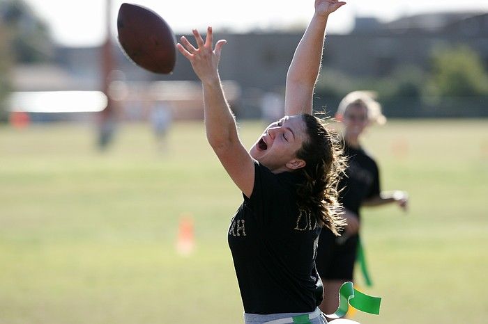 The Cheetahs (chemical engineering team) lost in the Fall 2008 UT flag football intramural championship game on November 9, 2008.

Filename: SRM_20081109_15503695.jpg
Aperture: f/4.0
Shutter Speed: 1/2000
Body: Canon EOS-1D Mark II
Lens: Canon EF 300mm f/2.8 L IS