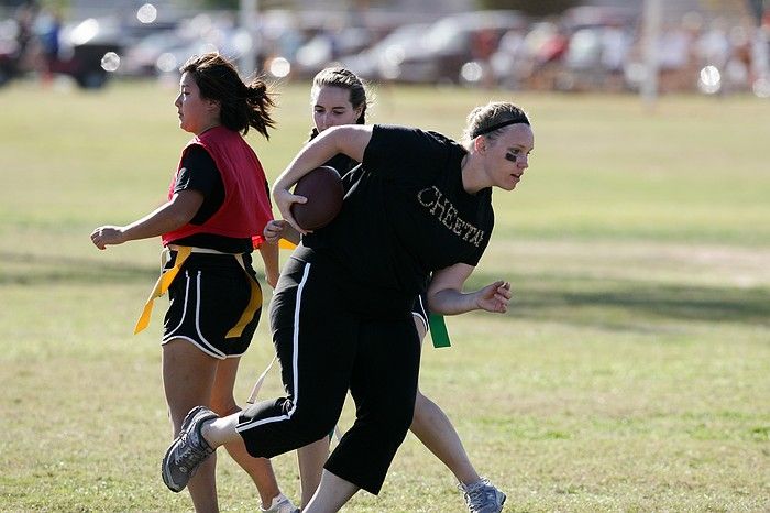 The Cheetahs (chemical engineering team) lost in the Fall 2008 UT flag football intramural championship game on November 9, 2008.

Filename: SRM_20081109_15512009.jpg
Aperture: f/4.0
Shutter Speed: 1/2000
Body: Canon EOS-1D Mark II
Lens: Canon EF 300mm f/2.8 L IS