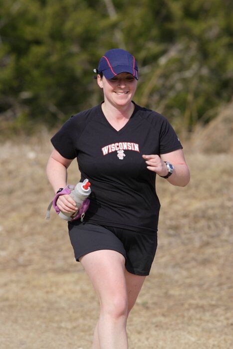 Meredith Cohen ran the 25K at the Bandera 25K, 50K, and 100K trail race in Bandera, TX on Saturday, January 10, 2009.

Filename: SRM_20090110_11283213.jpg
Aperture: f/5.6
Shutter Speed: 1/320
Body: Canon EOS-1D Mark II
Lens: Canon EF 300mm f/2.8 L IS