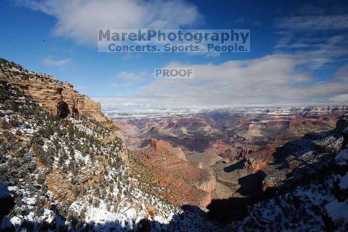 Hike up the Bright Angel trail from Indian Gardens campground, while backpacking the Grand Canyon, on Sunday, January 4, 2009.

Filename: SRM_20090104_12491464.JPG
Aperture: f/16.0
Shutter Speed: 1/80
Body: Canon EOS-1D Mark II
Lens: Canon EF 16-35mm f/2.8 L