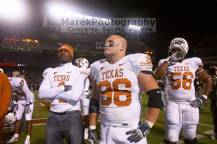 The University of Texas, Austin played Texas A&M in football at Kyle Field, College Station, on November 23, 2007.  UT lost to the Aggies, 30 to 38.

Filename: SRM_20071123_1933361.jpg
Aperture: f/8.0
Shutter Speed: 1/200
Body: Canon EOS DIGITAL REBEL
Lens: Canon EF-S 18-55mm f/3.5-5.6