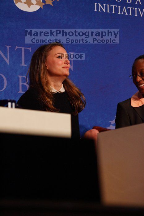 Natalie Portman spoke about micro-loans, especially for women to start their own businesses, in poor and developing countries, at the opening plenary session of the CGIU meeting.  Day one of the 2nd Annual Clinton Global Initiative University (CGIU) meeting was held at The University of Texas at Austin, Friday, February 13, 2009.

Filename: SRM_20090213_16530609.jpg
Aperture: f/4.0
Shutter Speed: 1/200
Body: Canon EOS-1D Mark II
Lens: Canon EF 80-200mm f/2.8 L