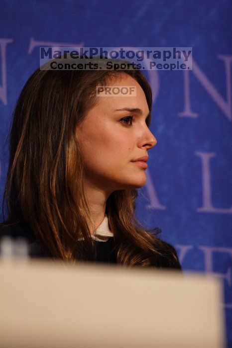 Natalie Portman spoke about micro-loans, especially for women to start their own businesses, in poor and developing countries, at the opening plenary session of the CGIU meeting.  Day one of the 2nd Annual Clinton Global Initiative University (CGIU) meeting was held at The University of Texas at Austin, Friday, February 13, 2009.

Filename: SRM_20090213_16532430.jpg
Aperture: f/2.8
Shutter Speed: 1/400
Body: Canon EOS 20D
Lens: Canon EF 300mm f/2.8 L IS