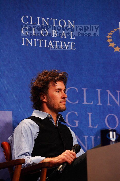 Blake Mycoskie, founder of TOMS shoes, was one of the guest speakers at the first plenary session of the CGIU meeting.  Day one of the 2nd Annual Clinton Global Initiative University (CGIU) meeting was held at The University of Texas at Austin, Friday, February 13, 2009.

Filename: SRM_20090213_16543329.jpg
Aperture: f/4.0
Shutter Speed: 1/250
Body: Canon EOS-1D Mark II
Lens: Canon EF 80-200mm f/2.8 L