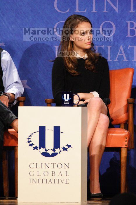 Natalie Portman spoke about micro-loans, especially for women to start their own businesses, in poor and developing countries, at the opening plenary session of the CGIU meeting.  Day one of the 2nd Annual Clinton Global Initiative University (CGIU) meeting was held at The University of Texas at Austin, Friday, February 13, 2009.

Filename: SRM_20090213_17083053.jpg
Aperture: f/5.6
Shutter Speed: 1/200
Body: Canon EOS 20D
Lens: Canon EF 300mm f/2.8 L IS