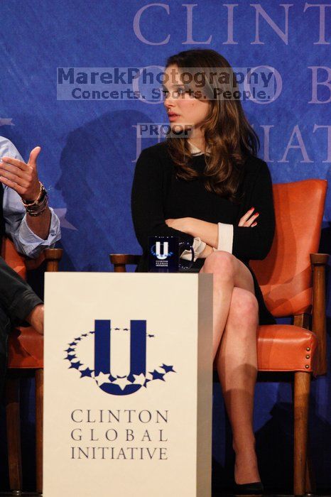 Natalie Portman spoke about micro-loans, especially for women to start their own businesses, in poor and developing countries, at the opening plenary session of the CGIU meeting.  Day one of the 2nd Annual Clinton Global Initiative University (CGIU) meeting was held at The University of Texas at Austin, Friday, February 13, 2009.

Filename: SRM_20090213_17104876.jpg
Aperture: f/5.6
Shutter Speed: 1/250
Body: Canon EOS 20D
Lens: Canon EF 300mm f/2.8 L IS