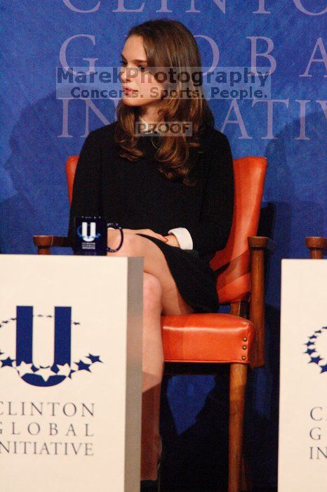 Natalie Portman spoke about micro-loans, especially for women to start their own businesses, in poor and developing countries, at the opening plenary session of the CGIU meeting.  Day one of the 2nd Annual Clinton Global Initiative University (CGIU) meeting was held at The University of Texas at Austin, Friday, February 13, 2009.

Filename: SRM_20090213_17192851.jpg
Aperture: f/5.6
Shutter Speed: 1/200
Body: Canon EOS-1D Mark II
Lens: Canon EF 300mm f/2.8 L IS