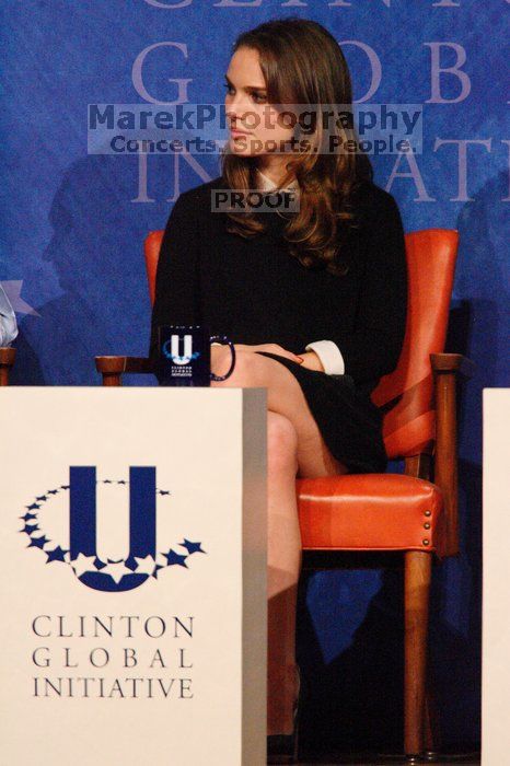 Natalie Portman spoke about micro-loans, especially for women to start their own businesses, in poor and developing countries, at the opening plenary session of the CGIU meeting.  Day one of the 2nd Annual Clinton Global Initiative University (CGIU) meeting was held at The University of Texas at Austin, Friday, February 13, 2009.

Filename: SRM_20090213_17194854.jpg
Aperture: f/5.6
Shutter Speed: 1/250
Body: Canon EOS-1D Mark II
Lens: Canon EF 300mm f/2.8 L IS