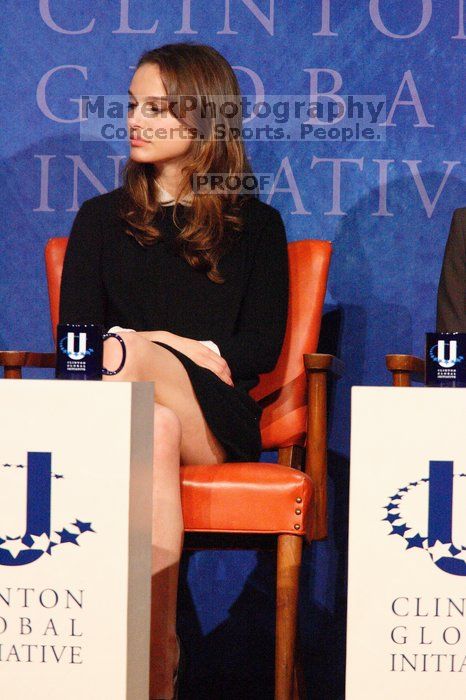 Natalie Portman spoke about micro-loans, especially for women to start their own businesses, in poor and developing countries, at the opening plenary session of the CGIU meeting.  Day one of the 2nd Annual Clinton Global Initiative University (CGIU) meeting was held at The University of Texas at Austin, Friday, February 13, 2009.

Filename: SRM_20090213_17224676.jpg
Aperture: f/5.6
Shutter Speed: 1/160
Body: Canon EOS-1D Mark II
Lens: Canon EF 300mm f/2.8 L IS