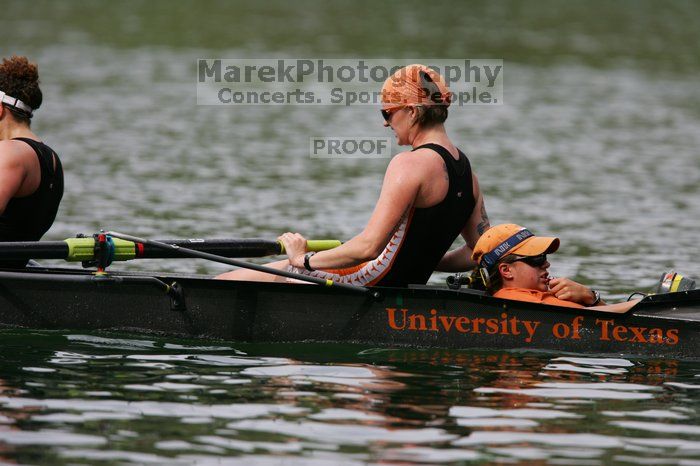 The Texas Rowing first varsity four team finished with a time of 8:44.9, losing to Wisconsin, which completed the race in 8:11.3. This was the third session of the Longhorn Invitational, Saturday afternoon, March 21, 2009 on Lady Bird Lake.

Filename: SRM_20090321_16182184.jpg
Aperture: f/4.0
Shutter Speed: 1/2500
Body: Canon EOS-1D Mark II
Lens: Canon EF 300mm f/2.8 L IS