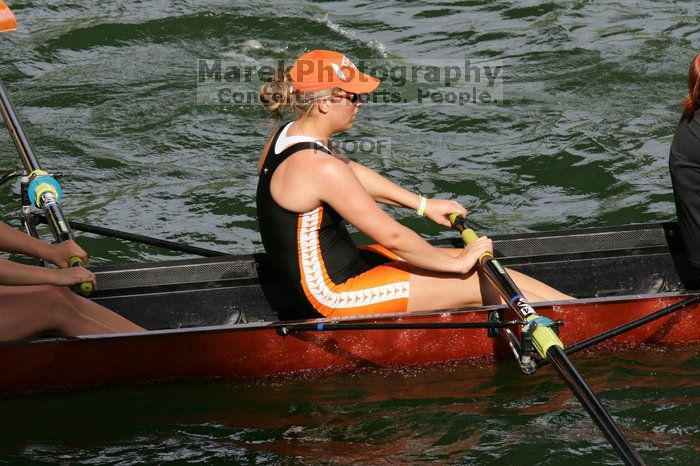 The Texas Rowing second varsity eight team finished with a time of 7:29.5, losing to Wisconsin, which completed the race in 7:15.5. This was the third session of the Longhorn Invitational, Saturday afternoon, March 21, 2009 on Lady Bird Lake.

Filename: SRM_20090321_16350783.jpg
Aperture: f/8.0
Shutter Speed: 1/800
Body: Canon EOS-1D Mark II
Lens: Canon EF 300mm f/2.8 L IS