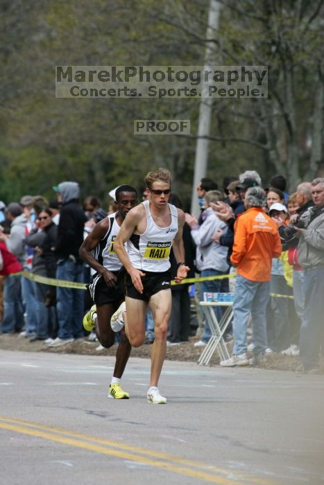 Ryan Hall was third to cross the finish line with a time of 2:09:40.  The 113th Boston Marathon took place on Monday, April 20, 2009.

Filename: SRM_20090420_10401221.JPG
Aperture: f/8.0
Shutter Speed: 1/1000
Body: Canon EOS-1D Mark II
Lens: Canon EF 100-400mm f/4.5-5.6 L IS USM