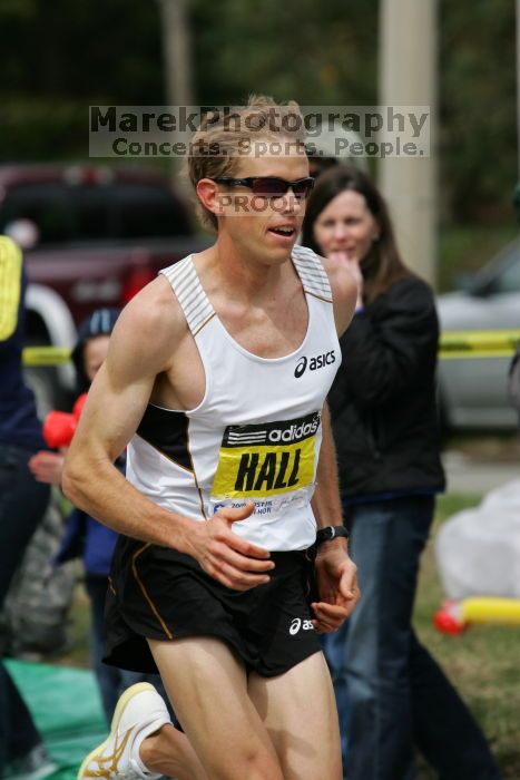 Ryan Hall was third to cross the finish line with a time of 2:09:40.  The 113th Boston Marathon took place on Monday, April 20, 2009.

Filename: SRM_20090420_10401934.JPG
Aperture: f/8.0
Shutter Speed: 1/1000
Body: Canon EOS-1D Mark II
Lens: Canon EF 100-400mm f/4.5-5.6 L IS USM