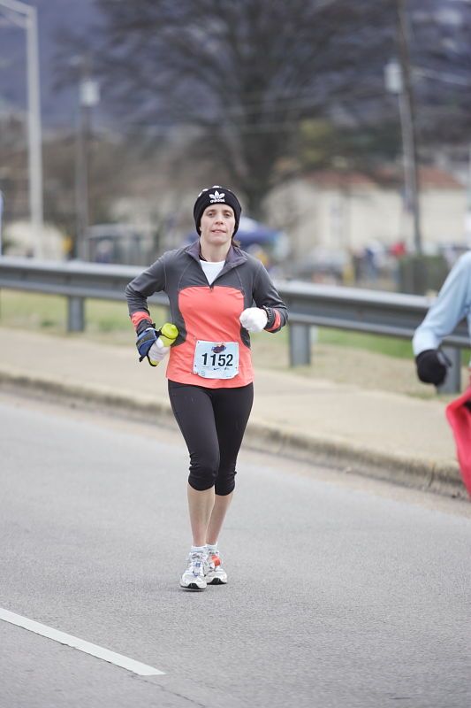 Beth Marek running the Rocket City Marathon on Saturday, December 12, 2009 in Huntsville.

Filename: SRM_20091212_12531746.JPG
Aperture: f/2.8
Shutter Speed: 1/800
Body: Canon EOS-1D Mark II
Lens: Canon EF 80-200mm f/2.8 L