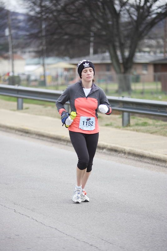 Beth Marek running the Rocket City Marathon on Saturday, December 12, 2009 in Huntsville.

Filename: SRM_20091212_12531952.JPG
Aperture: f/2.8
Shutter Speed: 1/800
Body: Canon EOS-1D Mark II
Lens: Canon EF 80-200mm f/2.8 L