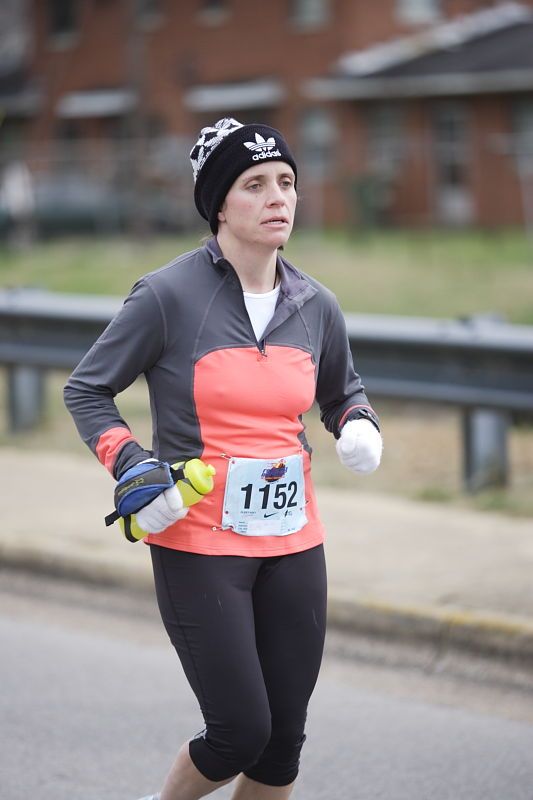 Beth Marek running the Rocket City Marathon on Saturday, December 12, 2009 in Huntsville.

Filename: SRM_20091212_12532056.JPG
Aperture: f/2.8
Shutter Speed: 1/800
Body: Canon EOS-1D Mark II
Lens: Canon EF 80-200mm f/2.8 L