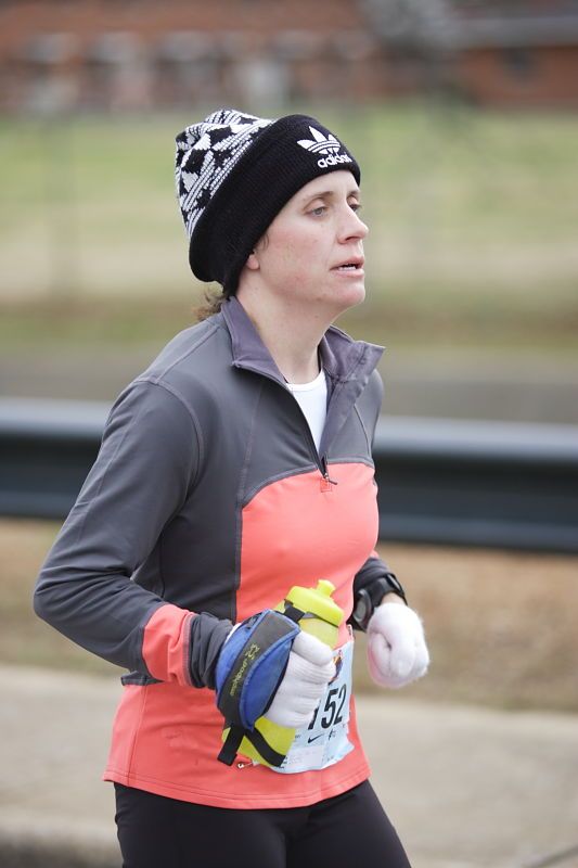 Beth Marek running the Rocket City Marathon on Saturday, December 12, 2009 in Huntsville.

Filename: SRM_20091212_12532264.JPG
Aperture: f/2.8
Shutter Speed: 1/800
Body: Canon EOS-1D Mark II
Lens: Canon EF 80-200mm f/2.8 L