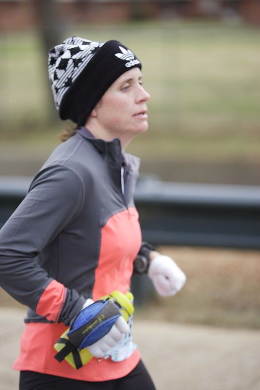 Beth Marek running the Rocket City Marathon on Saturday, December 12, 2009 in Huntsville.

Filename: SRM_20091212_12532266.JPG
Aperture: f/2.8
Shutter Speed: 1/800
Body: Canon EOS-1D Mark II
Lens: Canon EF 80-200mm f/2.8 L