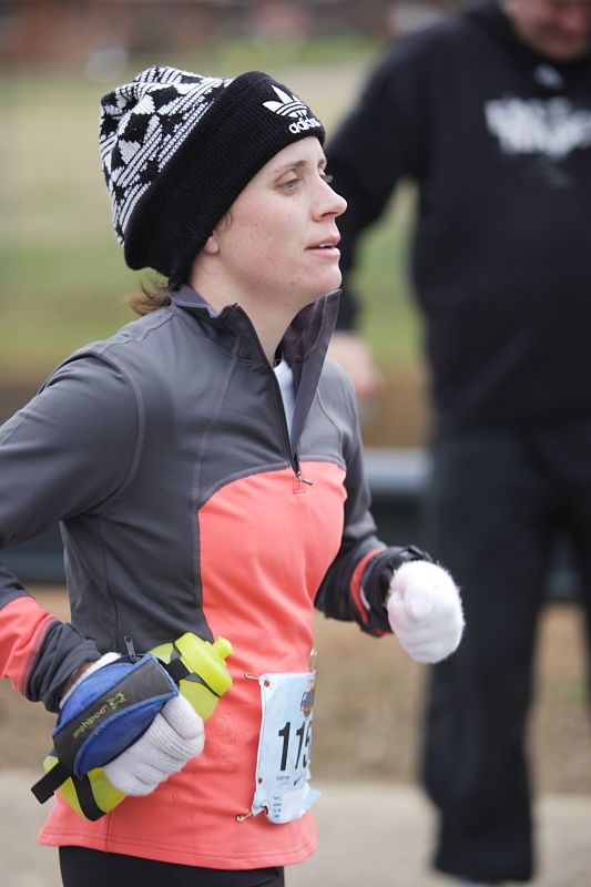 Beth Marek running the Rocket City Marathon on Saturday, December 12, 2009 in Huntsville.

Filename: SRM_20091212_12532268.JPG
Aperture: f/2.8
Shutter Speed: 1/800
Body: Canon EOS-1D Mark II
Lens: Canon EF 80-200mm f/2.8 L