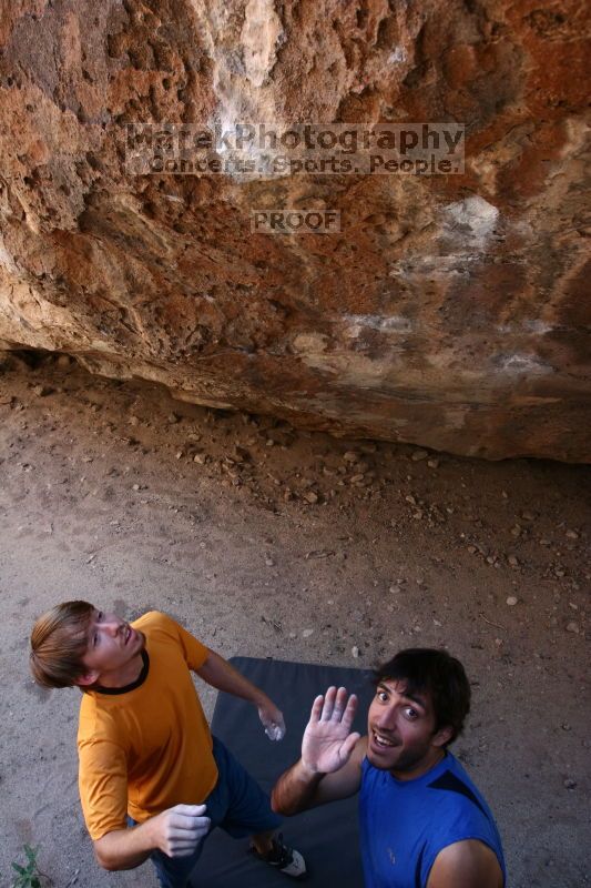 Rock climbing in Hueco Tanks State Park and Historic Site during the Hueco Tanks Awesome Fest 2.0 trip, Saturday, September 04, 2010.

Filename: SRM_20100904_13274989.JPG
Aperture: f/4.0
Shutter Speed: 1/200
Body: Canon EOS 20D
Lens: Canon EF 16-35mm f/2.8 L