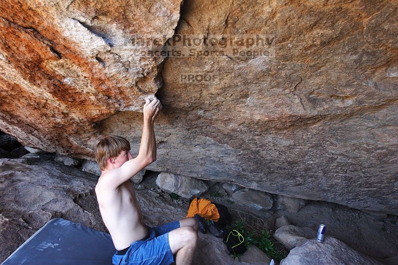 Rock climbing in Hueco Tanks State Park and Historic Site during the Hueco Tanks Awesome Fest 2.0 trip, Saturday, September 04, 2010.

Filename: SRM_20100904_15343388.JPG
Aperture: f/4.0
Shutter Speed: 1/400
Body: Canon EOS 20D
Lens: Canon EF 16-35mm f/2.8 L