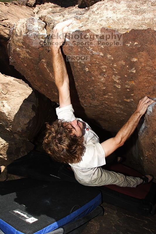 Rock climbing in Hueco Tanks State Park and Historic Site during the Hueco Tanks Awesome Fest 2.0 trip, Sunday, September 05, 2010.

Filename: SRM_20100905_14200687.JPG
Aperture: f/8.0
Shutter Speed: 1/250
Body: Canon EOS 20D
Lens: Canon EF 16-35mm f/2.8 L