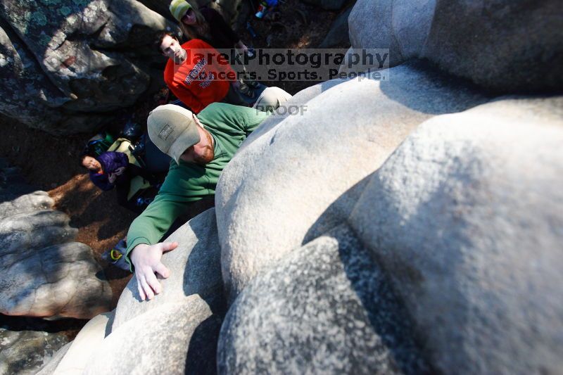 Bouldering in the southeast during Spring Break 2013.

Filename: SRM_20130312_16001206.JPG
Aperture: f/4.0
Shutter Speed: 1/1250
Body: Canon EOS-1D Mark II
Lens: Canon EF 16-35mm f/2.8 L