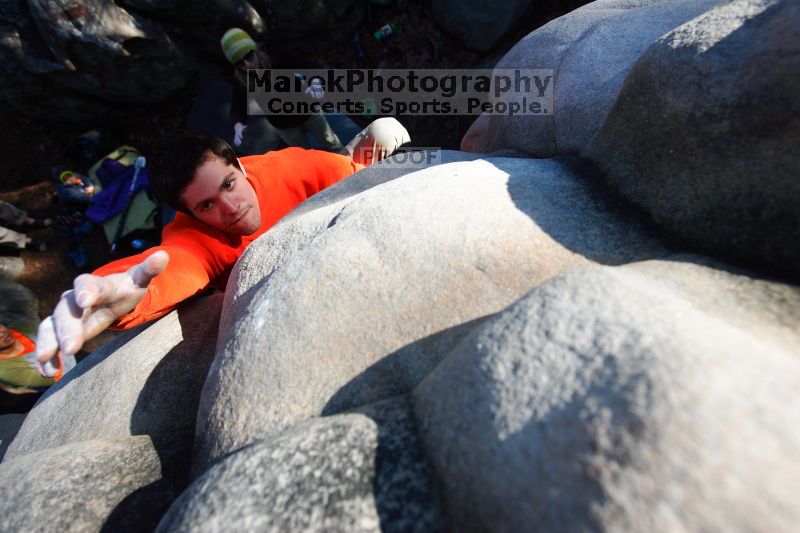 Bouldering in the southeast during Spring Break 2013.

Filename: SRM_20130312_16035821.JPG
Aperture: f/4.0
Shutter Speed: 1/2000
Body: Canon EOS-1D Mark II
Lens: Canon EF 16-35mm f/2.8 L