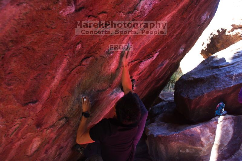 Bouldering in Hueco Tanks on 02/27/2016 with Blue Lizard Climbing and Yoga

Filename: SRM_20160227_1129340.JPG
Aperture: f/2.8
Shutter Speed: 1/250
Body: Canon EOS 20D
Lens: Canon EF 16-35mm f/2.8 L