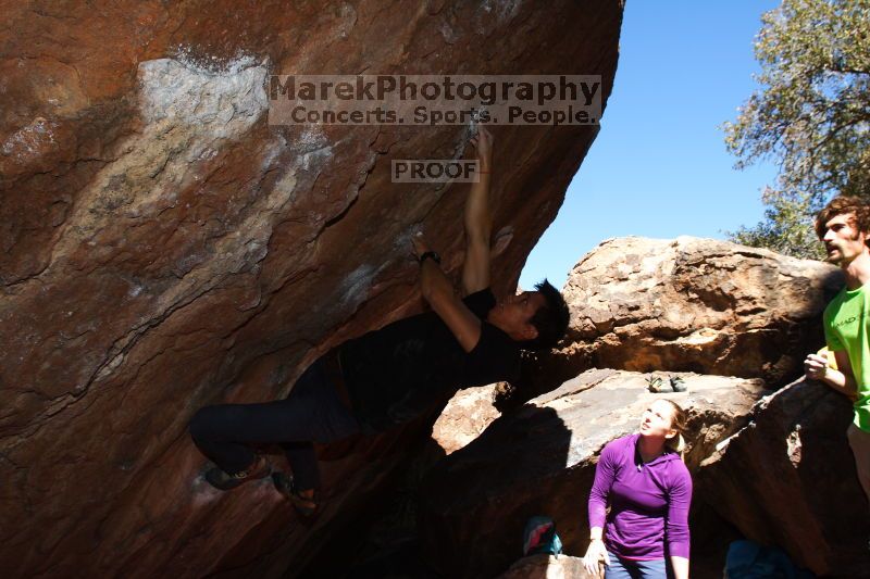 Bouldering in Hueco Tanks on 02/27/2016 with Blue Lizard Climbing and Yoga

Filename: SRM_20160227_1139220.JPG
Aperture: f/5.6
Shutter Speed: 1/250
Body: Canon EOS 20D
Lens: Canon EF 16-35mm f/2.8 L