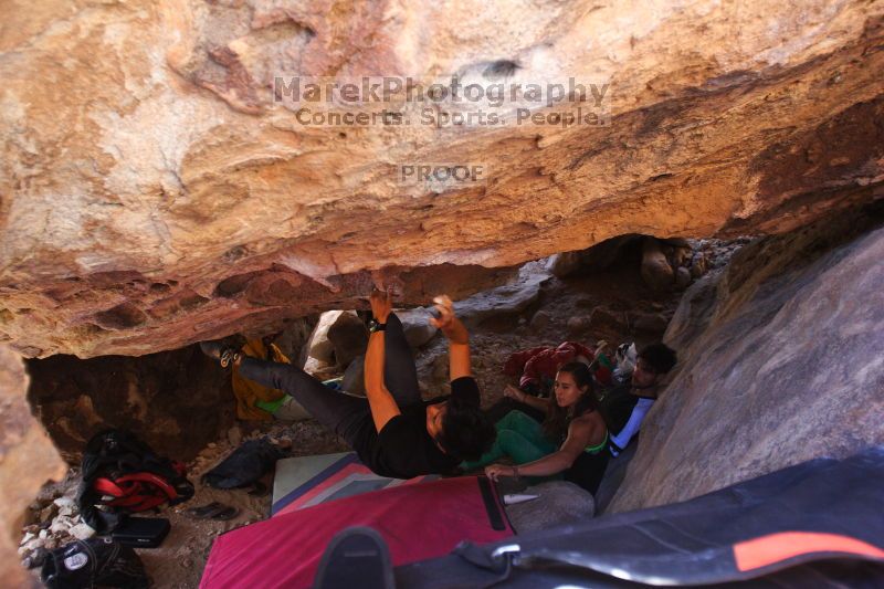 Bouldering in Hueco Tanks on 02/27/2016 with Blue Lizard Climbing and Yoga

Filename: SRM_20160227_1440090.JPG
Aperture: f/2.8
Shutter Speed: 1/250
Body: Canon EOS 20D
Lens: Canon EF 16-35mm f/2.8 L